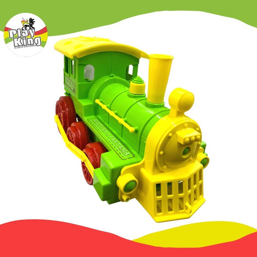 Imagen 4 de 8 de Tren Grande Locomotora Arrastre Riva Calesita Playking