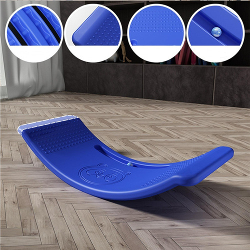 S Balance Board Wobble Board Habilidades Motoras Grande Azul