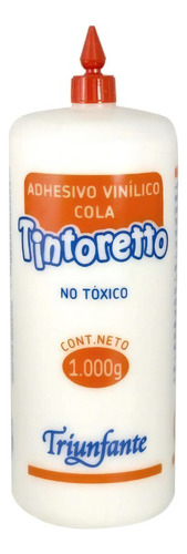 Adhesivo Vinilico Tintoretto 1000 Gramos 1 Kg Pegamento Cola Color Blanco