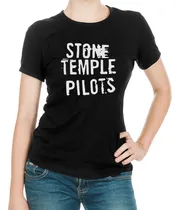 Comprar Remera Algodón Mujer Rock Internacional Todas Las Bandas