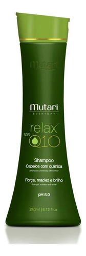Shampoo Relax Sos Q10 Cabelos Com Química Mutari - 240ml