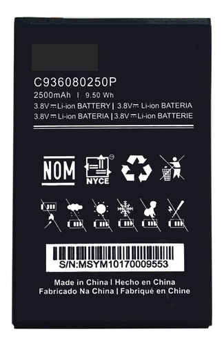 Bateria Blu Neo X Plus N090 N090l C936080250p 2500mah Pila 