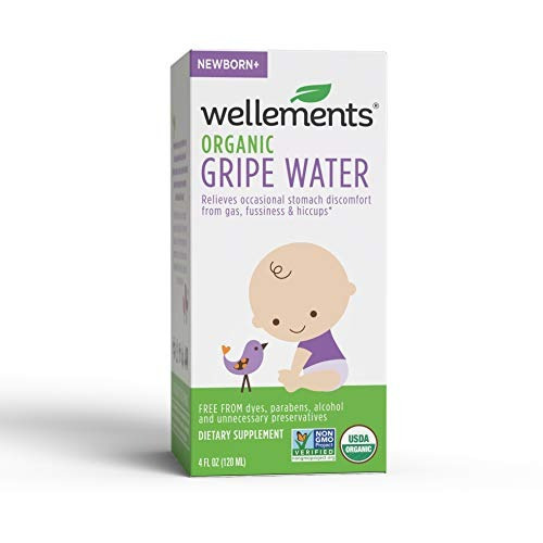 Wellements Organic Gripe Water Para Barriga, 4 Fl Oz