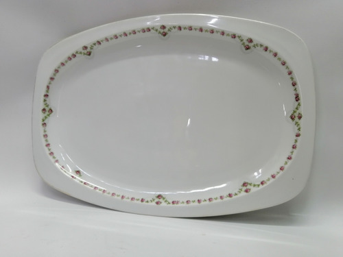 Bandeja Gigante Porcelana Bohemia Checo 1920 Antigua Epiag