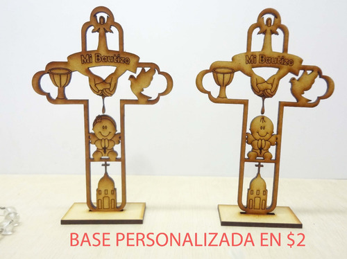 Cruces Bautizo Recuerdo Eventos 12 Cm Alto, Kit 20pzas