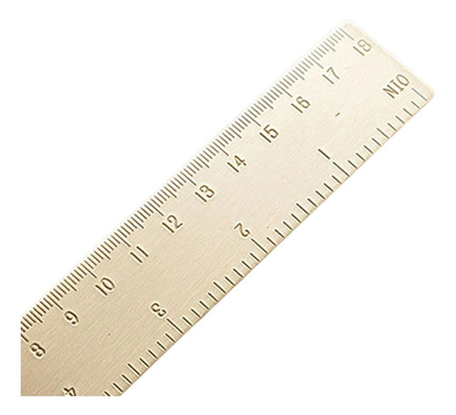 Regla De Escala De Latón Regla De Escala De Regla De 18 Cm