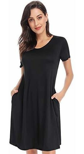 Cakcton Vestido De Verano Para Mujer, Camiseta Informal, Ves