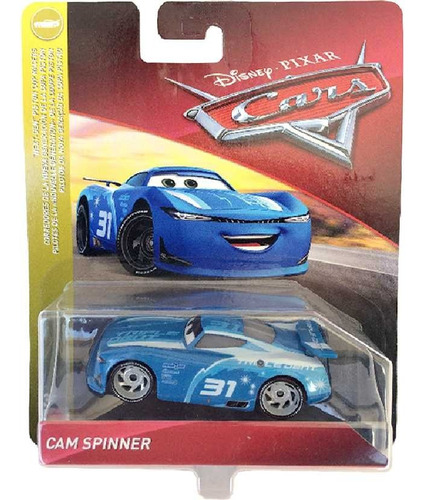 Disney Pixar Cars Carros 3 Cam Spinner #31 Flm35 Raro 8 Cm