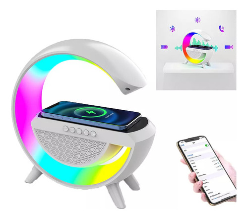 Lámpara De Escritorio Rgb Con Bocina Bluetooth Inteligente