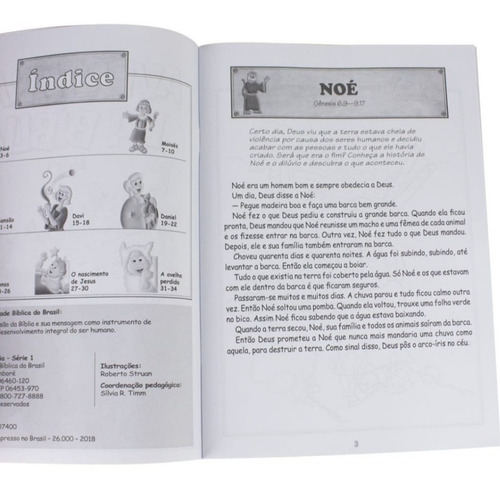 Kit 4 Livros Aventuras Da Bíblia Com Desenhos Para Colorir