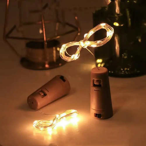 12 Centro De Mesa Botella Decorativa Para Fiestas Luces Led