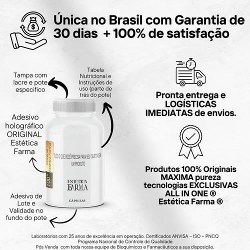 Clomifeno Rápida Absorção Alta Concentração 25mg 100% Pura Sabor Sem Sabor