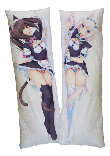 Nekopara Anime Dakimakura Funda Para Almohada Personalizada