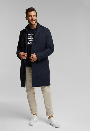 Abrigo Hombre Con Botones Esprit