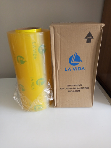 Papel Film De Envolver Alimentos 1500 Mts X 32 Cm  La Vida 