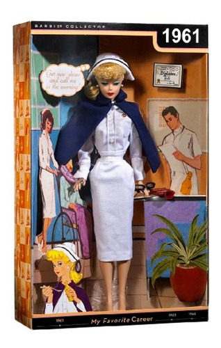 Imagen 3 de 3 de Muñecas Y Bebotes, Barbie Enfermera