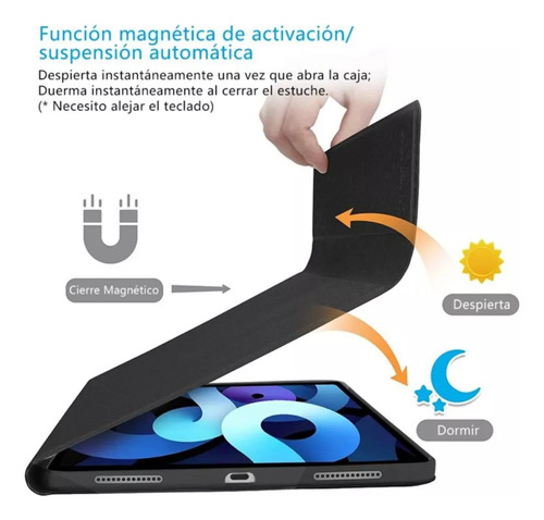 Funda Con Teclado Español Touchpad Para iPad 11th A16 2025