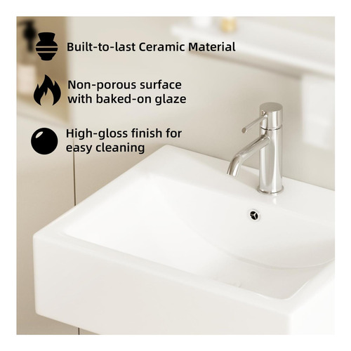 Fregadero De Recipiente De Baño Amplatemico, Montura De 205