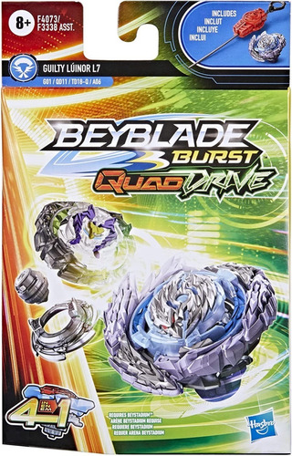 Beyblade Burst Quaddrive Guilty Lúnier L7  Original Hasbro