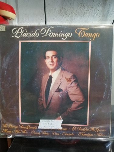 Disco De Vinilo Placido Domingo Tango (211)