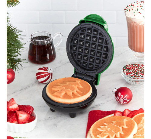 Dash Mini Maquinia De Waffle Natal Verde