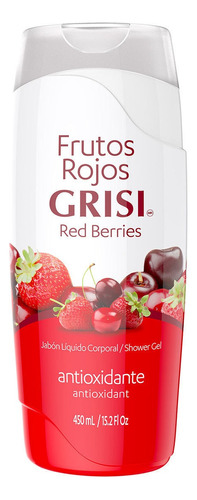 Jabón Líquido Corporal Grisi Frutos Rojos 450ml