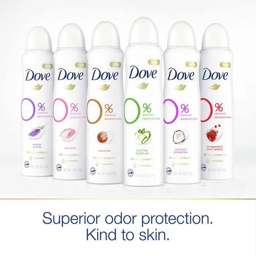 Desodorante En Aerosol Dove 0% Aluminio, 48 Horas De Protecc