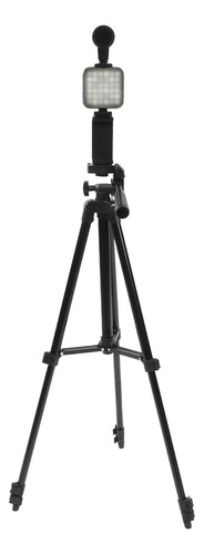 @ Vlog TriPod Kit Equipo De Grabación De Video Mic Led Luz