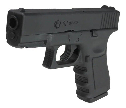 Pistola De Pressão Glock G11 Rossi 4.5mm G19 Nbb + Kit Pro
