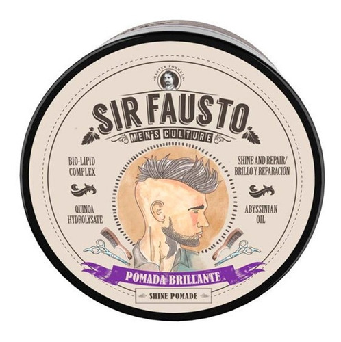 Cera Pomada Old Wax Sir Fausto Brillante 200gr