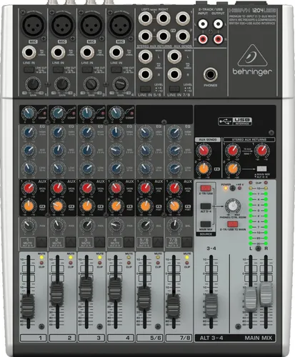 Consola De Audio Behringer Xenyx X1204 Usb 12 Canales