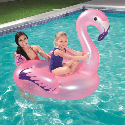 Montable Inflable Con Forma De Flamingo Bestway Modelo 41122