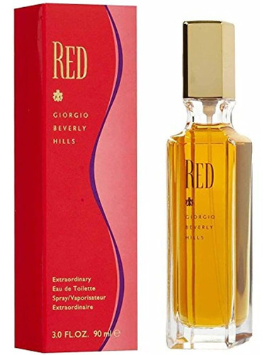 Red By Giorgio Beverly Hills Para Mujer 3.0 Oz Extraordinari
