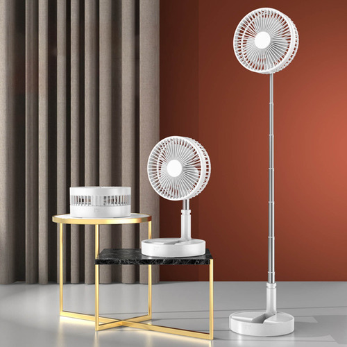 A Ventilador Portátil J Recargable, De Pie Y De Mesa