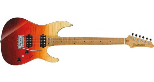 Ibanez Az242f Premium Flame Maple Top Tequila Sunrise+case