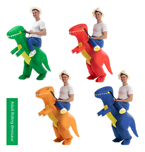 Disfraz Inflable De Dinosaurio T-rex Para Niños (90-120)