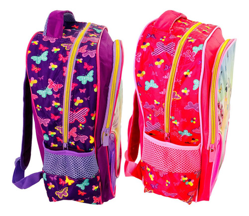 Imagem 3 de 8 de Mochila Escolar Juvenil Infantil Viagem Reforçada Resistente