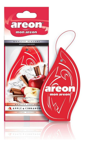 Aromatizante Automotivo Folha Apple & Cinnamon Mon Areon