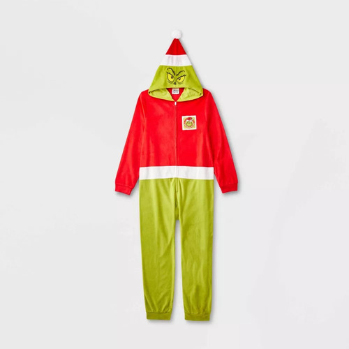 Dr. Seuss Grinch Union Suit Pijama Original Niño Niña Import