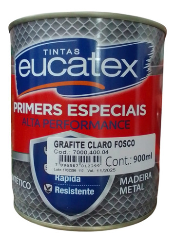 Esmalte Grafito 0.9lts Eucatex