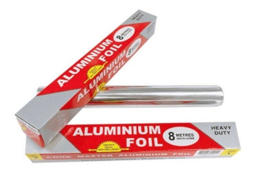 Papel Aluminio De Cocina De 30cm X 8 Metros