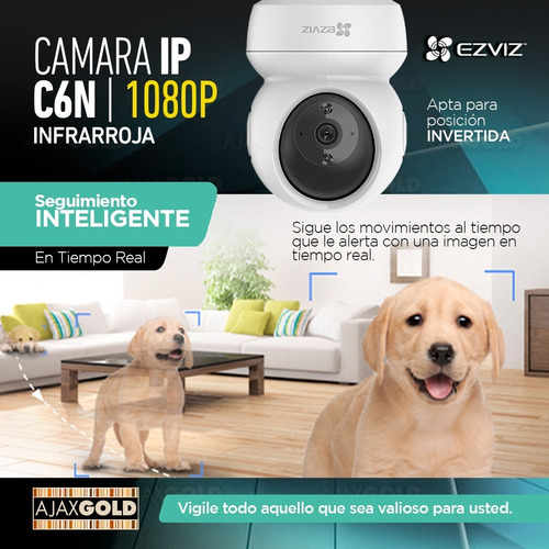 Imagen 5 de 10 de Camara Seguridad Ip 1080p Motorizado Wifi Vision Nocturna Hd