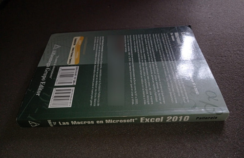 Las Macros En Microsoft Excel 2010 2a. Ed - Joan Pallerola (Usado)