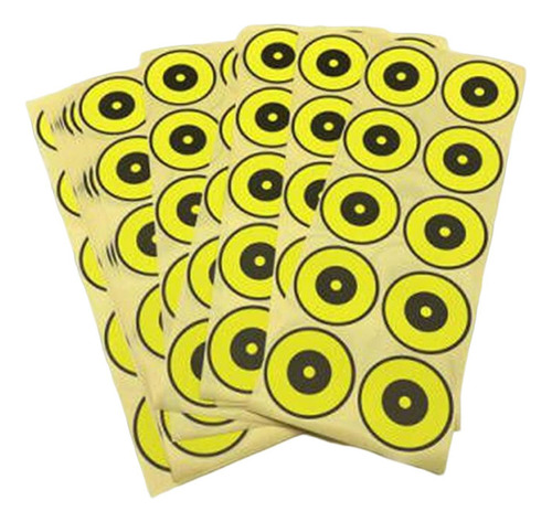 Hw 250 Uds/25 Hojas Pegatinas De Objetivos De Amarillo