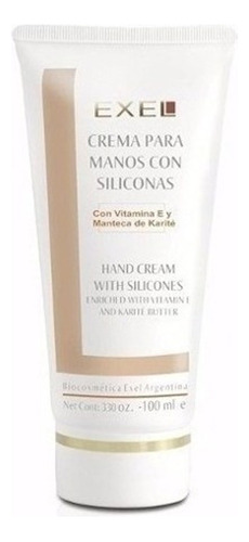 Crema Para Manos Karite Silicona Vitamina E Exel X 100gr