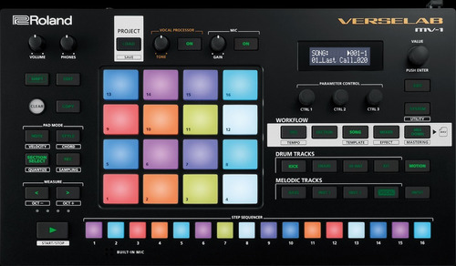 Mv-1 Verselab Groovebox Roland Y Procesador 