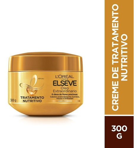 Creme De Tratamento Óleo Extraordinário Elseve 300g