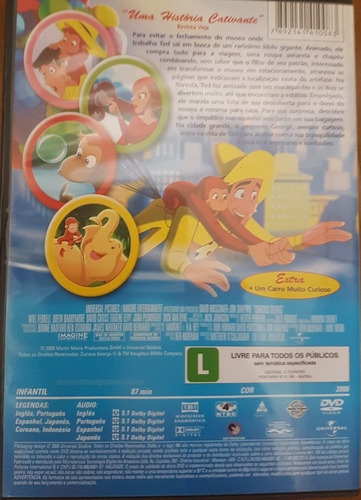 Dvd George O Curioso (Usado)