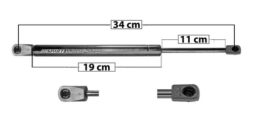 (1) Amortiguador Cofre Izq/der Ford Lobo 97/03 Spart