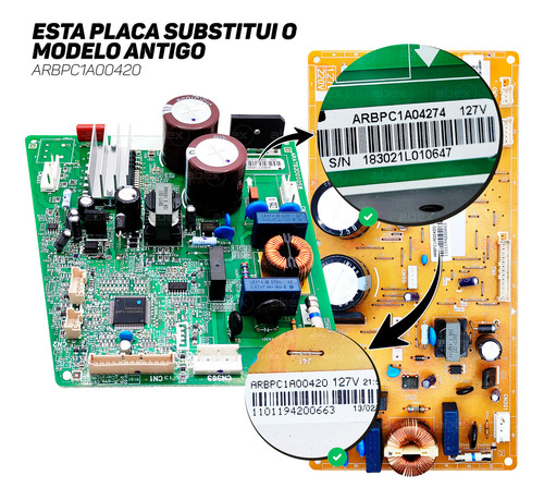 Placa Principal Substituta Para Refrigerador Panasonic Nr-bt48 Orig